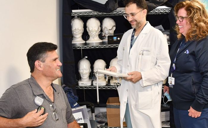 Daniel Belinsky with Dr. Zeeshan Khan