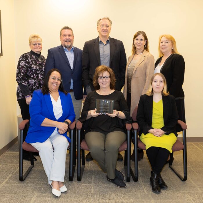 Deborah Hospital Foundation team is shown with their 2024 NJBIZ Business of the Year Award.