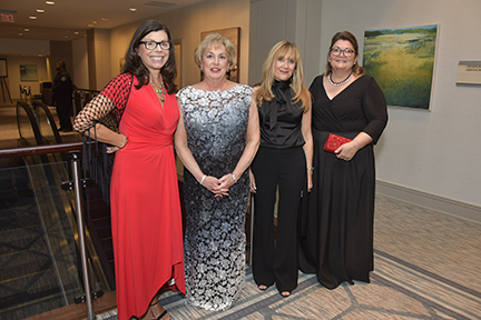 Gala Co-Chairs Rosemary McAfee, Loren Manni, Linda Rubin, and Chair Melissa McGrath