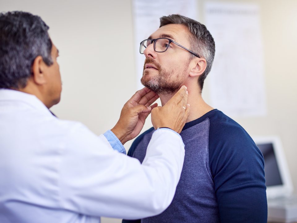 doctor doing a checkup on a patient