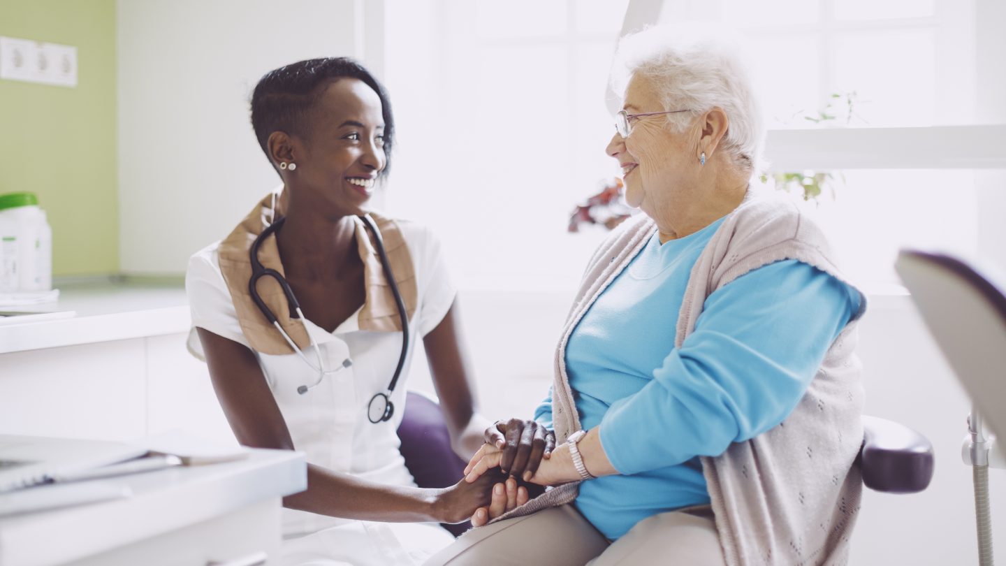 Doctor consulting her patient
