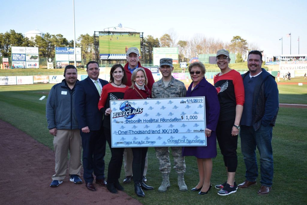 Big Check Photo at Blue Claws Stadium