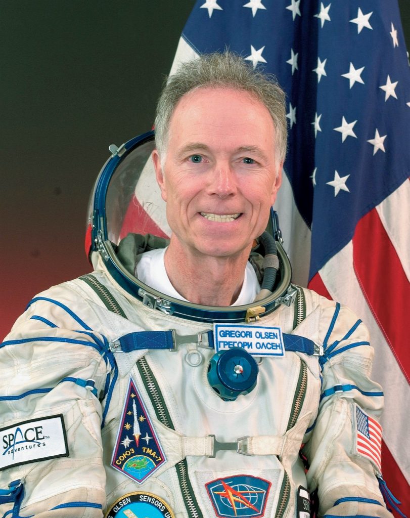 Gregory Olsen in Space Suit
