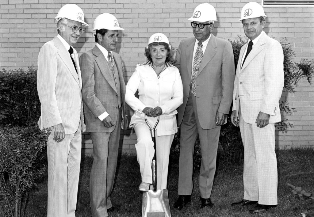 Groundbreaking and hard hats