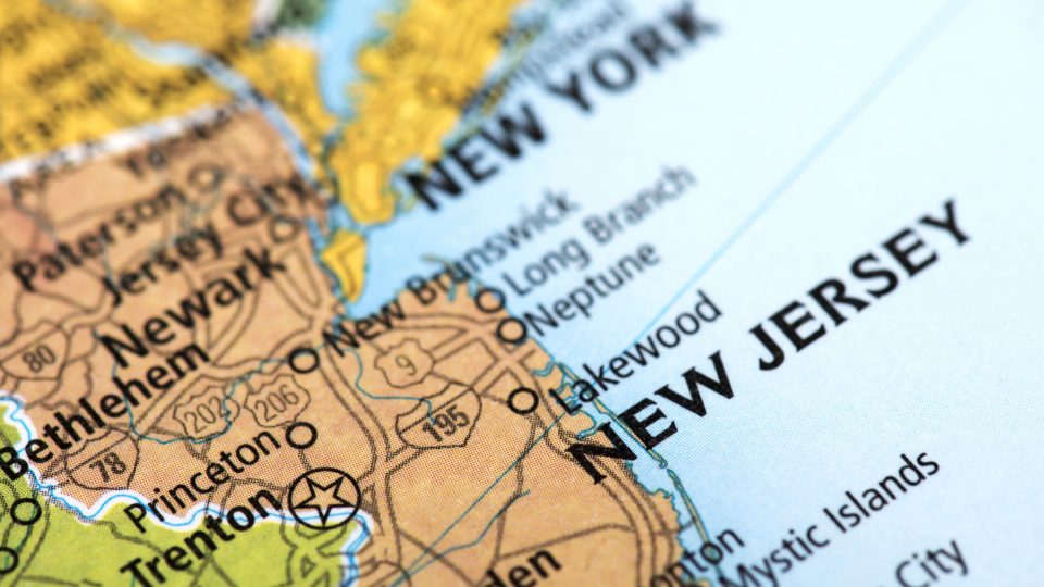 Map of New Jersey
