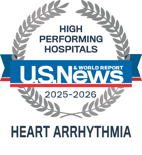 HIGH PERFORMING HOSPITALS WORLD REPORT USNews 2025-2026 HEART ARRHYTHMIA