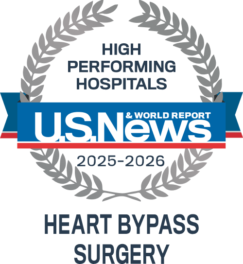HIGH PERFORMING HOSPITALS & WORLD REPORT USNews 2025-2026 HEART BYPASS SURGERY