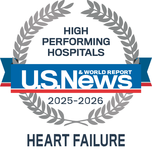 HIGH PERFORMING HOSPITALS WORLD REPORT US.News 2025-2026 HEART FAILURE